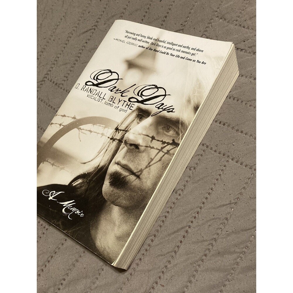 Lamb Of God Dark Days Memoir D. Randall Blythe Paperback Book Heavy Metal Music